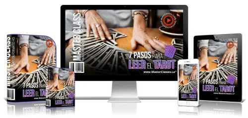 Portada del curso 7 PASOS PARA LEER EL TAROT