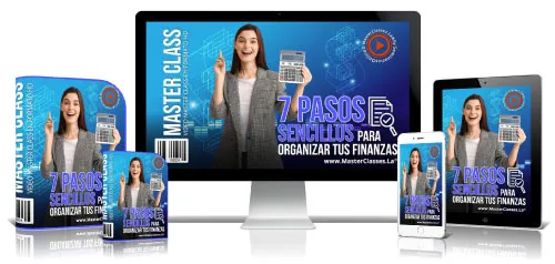 Portada del curso 7 PASOS SENCILLOS PARA ORGANIZAR TUS FINANZAS
