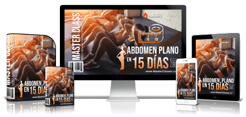Portada del curso ABDOMEN PLANO EN 15 DÍAS