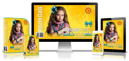 Portada del curso ACCESORIOS PARA EL CABELLO DE LAS NIÑAS