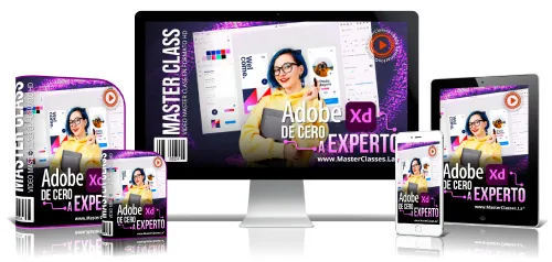 Portada del curso ADOBE XD DE CERO A EXPERTO