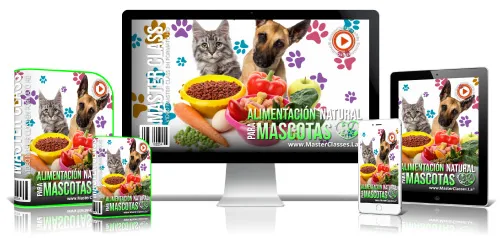 Portada del curso ALIMENTACIÓN NATURAL PARA MASCOTAS
