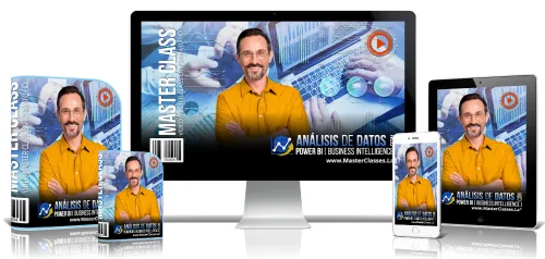 Portada del curso ANÁLISIS DE DATOS CON POWER BI ( BUSINESS INTELLIGENCE )