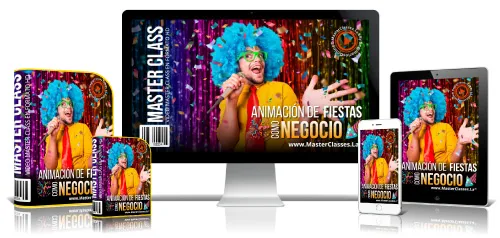 Portada del curso ANIMACIÓN DE FIESTAS COMO NEGOCIO