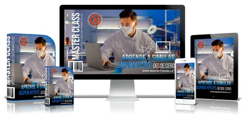 Portada del curso APRENDE A SIMULAR ASPEN HYSYS DESDE CERO
