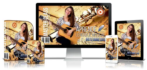 Portada del curso APRENDE LENGUAJE MUSICAL INTERMEDIO