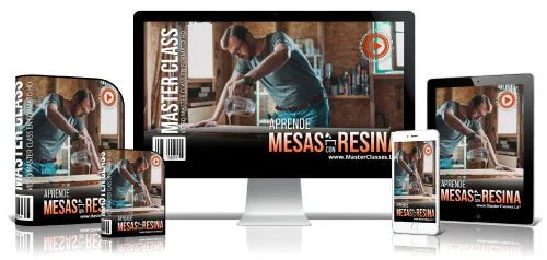 Portada del curso APRENDE MESAS CON RESINA