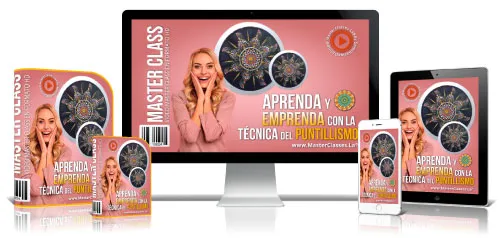Portada del curso APRENDE Y EMPRENDE CON EL ARTE DEL PUNTILLISMO