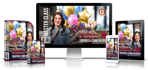 Portada del curso ARREGLO DE CHOCOLATES SORPRESA COMO NEGOCIO