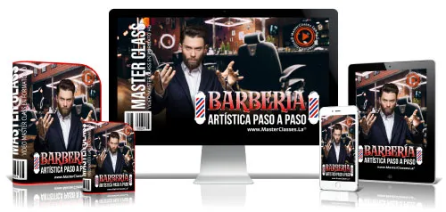 Portada del curso BARBERÍA ARTÍSTICA PASO A PASO