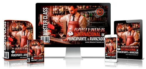 Portada del curso BARTENDER INTERNACIONAL DE PRINCIPIANTE A AVANZADO