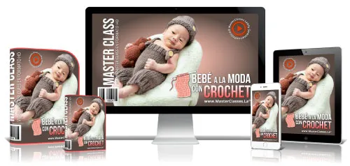 Portada del curso BEBÉ A LA MODA CON CROCHET