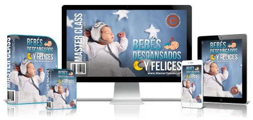 Portada del curso BEBÉS DESCANSADOS Y FELICES