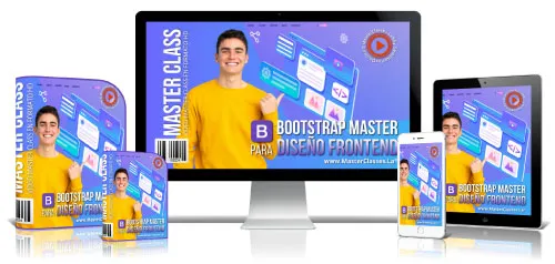 Portada del curso BOOTSTRAP MASTER PARA DISEÑO FRONTEND