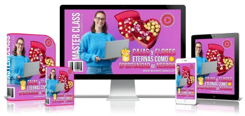 Portada del curso CAJAS Y FLORES ETERNAS COMO OPORTUNIDAD DE NEGOCIO