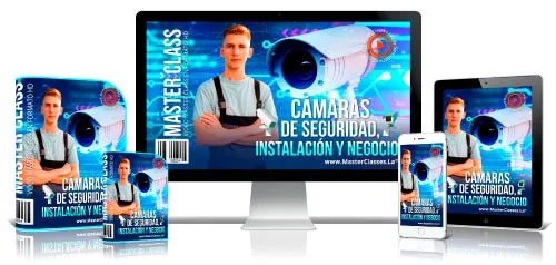 Portada del curso CÁMARAS DE SEGURIDAD, INSTALACIÓN Y NEGOCIO