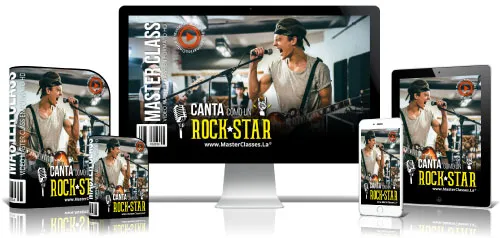Portada del curso CANTA COMO UN ROCKSTAR