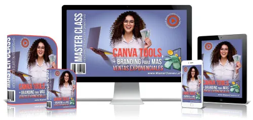 Portada del curso CANVA TOOLS, + BRANDING PARA MÁS VENTAS EXPONENCIALES