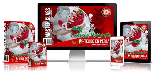 Portada del curso CARRUAJE NAVIDEÑO TEJIDO EN PERLAS