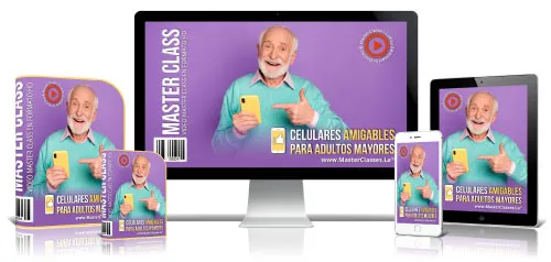 Portada del curso CELULARES AMIGABLES PARA ADULTOS MAYORES