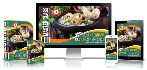 Portada del curso COCINA PERUANA, CEVICHES Y MARISCOS