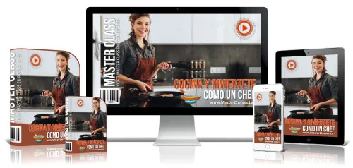 Portada del curso COCINA Y DIVIÉRTETE COMO UN CHEF