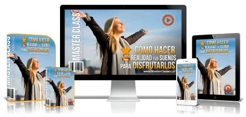 Portada del curso CÓMO HACER REALIDAD TUS SUEÑOS PARA DISFRUTARLOS