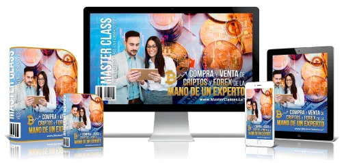 Portada del curso COMPRA Y VENTA DE CRIPTOS Y FOREX DE LA MANO DE UN EXPERTO