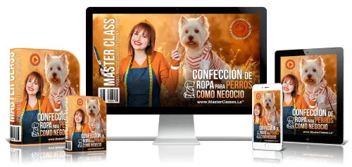 Portada del curso CONFECCIÓN DE ROPA PARA PERROS COMO NEGOCIO
