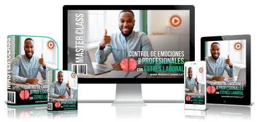 Portada del curso CONTROL DE EMOCIONES PARA PROFESIONALES CON ESTRÉS LABORAL