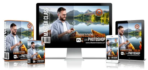 Portada del curso CORRECCIÓN DE COLOR CON PHOTOSHOP