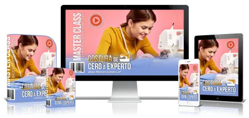 Portada del curso COSTURA DE CERO A EXPERTO