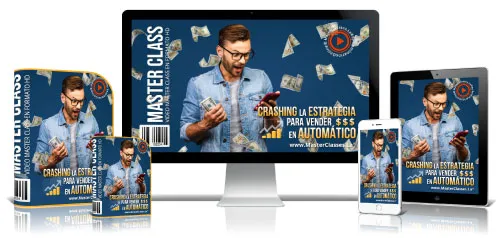 Portada del curso CRASHING, LA ESTRATEGIA PARA VENDER EN AUTOMÁTICO