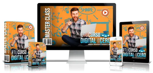 Portada del curso CREA TU CURSO DIGITAL DESDE CERO