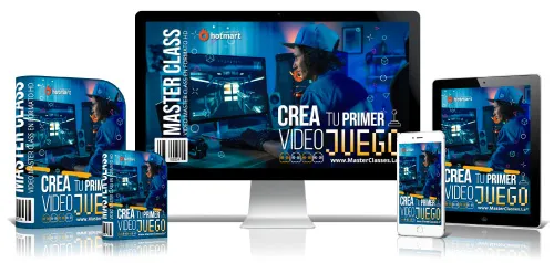 Portada del curso CREA TU PRIMER VIDEO JUEGO