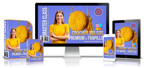 Portada del curso CROCHET BOLSOS PREMIUM EN TRAPILLO