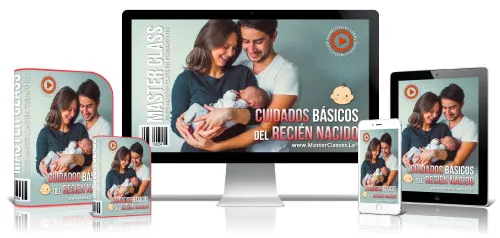 Portada del curso CUIDADOS BÁSICOS DEL RECIÉN NACIDO