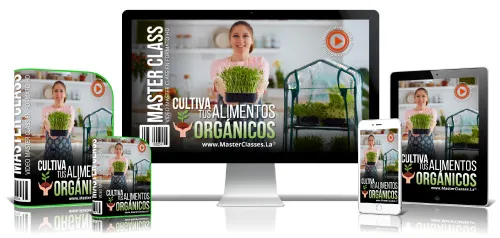 Portada del curso CULTIVA TUS ALIMENTOS ORGÁNICOS