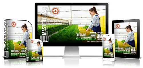 Portada del curso CULTIVOS HIDROPÓNICOS URBANOS
