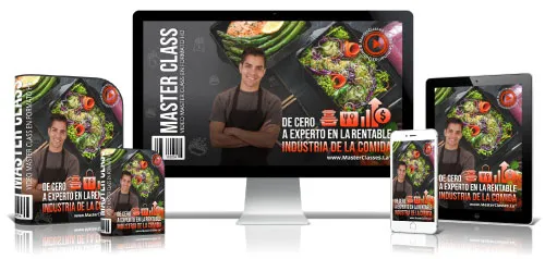 Portada del curso DE CERO A EXPERTO EN LA RENTABLE INDUSTRIA DE LA COMIDA