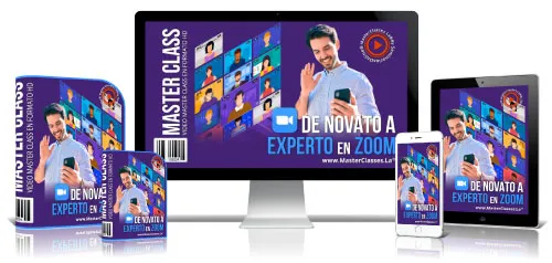 Portada del curso DE NOVATO A EXPERTO EN ZOOM