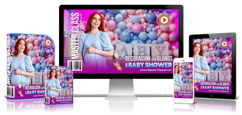 Portada del curso DECORACIÓN CON GLOBOS PARA BABY SHOWER