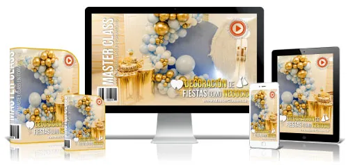 Portada del curso DECORACIÓN DE FIESTAS COMO NEGOCIO