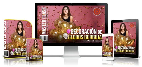 Portada del curso DECORACIÓN DE GLOBOS BURBUJA