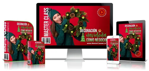 Portada del curso DECORACIÓN NAVIDEÑA COMO NEGOCIO