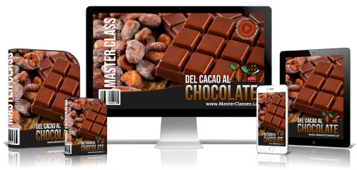 Portada del curso DEL CACAO AL CHOCOLATE “FABRICA TUS CHOCOLATES Y CREA TU PROPIA MARCA”