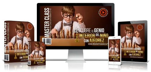 Portada del curso DESCUBRE EL GENIO INTERIOR DEL NIÑO CON AJEDREZ