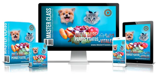 Portada del curso DIETA BARF: PERROS Y GATOS + VITALES