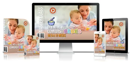 Portada del curso DILE NO AL AVIONCITO, COMIDAS PARA BEBÉS DE 6 A 12 MESES