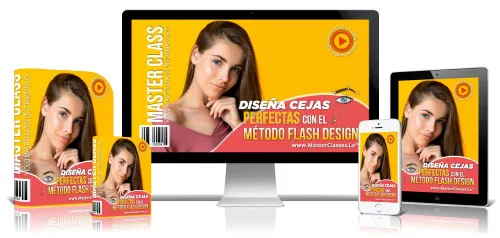 Portada del curso DISEÑA CEJAS PERFECTAS CON EL MÉTODO FLASH DESIGN